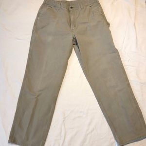Carhartt carpenter pants. Beige. Great condition.Comfortable.Heavy duty material
